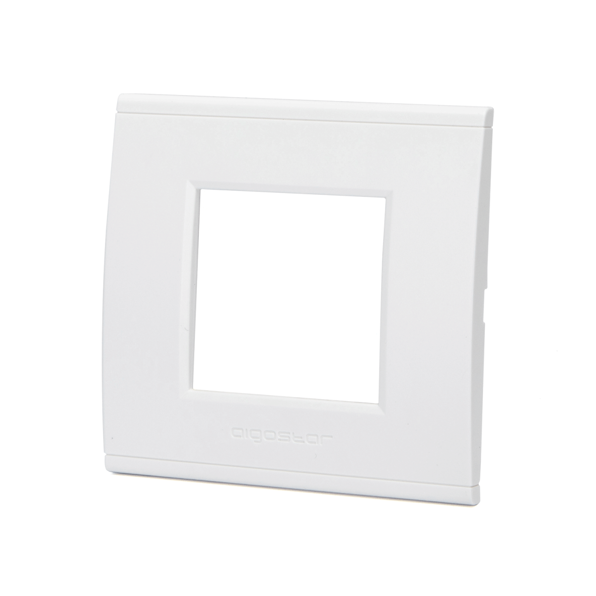 PLACCA A 2 MODULI PLASTICA BIANCA SERIE ABL COMPATIBILE LIVING